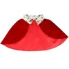 HalloweenCostumes.com   Short Red Royal Cape, Black/White/Red - 3 of 4
