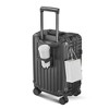 SUGIFT Carry-On Luggage Zipperless Aluminum Frame Suitcase with Spinner Wheels TSA Lock Cup Holder 20" 24" 28" - 3 of 4