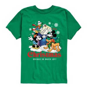 Boys' - Disney - Mickey and Friends Christmas Brings So Much Joy Short Sleeve Graphic T-Shirt - 1 of 4