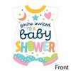 Big Dot of Happiness Colorful Baby Shower - Shaped Fill-In Invitations - Gender Neutral Party Invitation Cards with Envelopes - Set of 12 - 3 of 4