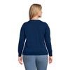 Lands' End Women's Fine Gauge Cotton Cardigan Sweater - 2 of 4
