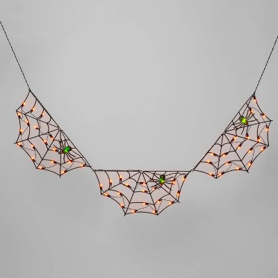 Photo 1 of 60 Incandescent Spider Web Halloween Lighted Decor - Hyde  EEK! Boutique