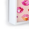 Ninola Design Sweet Pink Lips Framed Mini Art Print 4" (H) x 3" (W) x 1" (D) - Society6 - 3 of 3