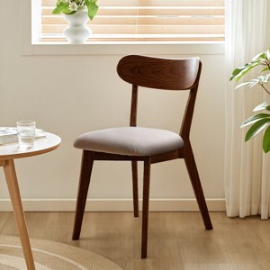 Upholstered Dining Chair, Dirt-free Dining Chair for Dining Table, Dining Chair with Wood Frame and PE Cushion-Cuddlewood - 1 of 4