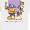 Men's - Garfield - Halloween Will Trade Dog For Candy Short Sleeve Graphic T-Shirt - 2 of 4