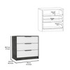 Lyngins Modern 3-Drawer Dresser,Chest of Drawers,Storage Furniture for Bedroom,Living Room - 3 of 4