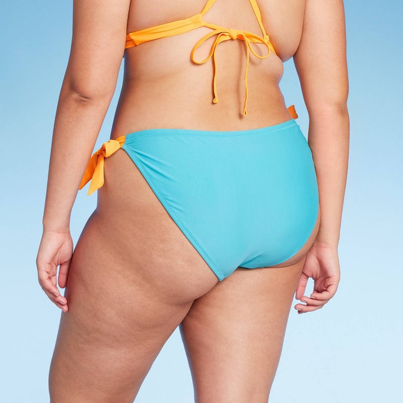 Women's Reversible Side-Tie High Leg Cheeky Bikini Bottom - Wild Fable™, 3 of 11