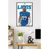 Trends International NFL Detroit Lions - Aidan Hutchinson Feature Series 25 Framed Wall Poster Prints - 2 of 4