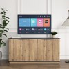 GDFStudio Nicola Modern 55" Wood Multi-functional Sideboard with 4 Doors - 2 of 4