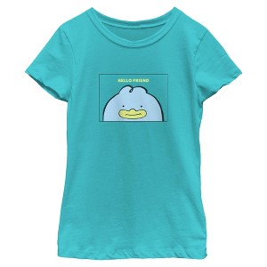 Girls KPop Demon Hunters Hello Friend Duck T Shirt - 1 of 4