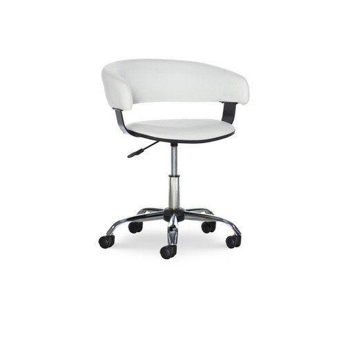 White discount company chair