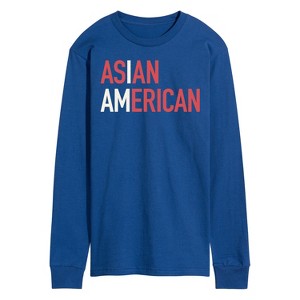 Men's - Instant Message - I Am Asian American Long Sleeve Graphic T-Shirt - 1 of 4