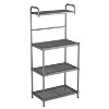 LunaLulinlk 4-Tier Kitchen Microwave Storage Rack with Metal Shelves - 2 of 4