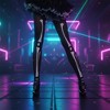 Ruby Slipper Sales Co., LLC (Rubies) Black and White Skeleton Tights Adult Costume Accessory - 3 of 4