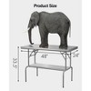 Stainless Steel Folding Table 48" x 24" with Undershelf, [NSF Certified][Heavy Duty] Commercial Kitchen Prep Table for Home, Restaurant, Hotel - 2 of 4