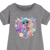 Girls' - LOL Surprise! - Candylicious, Butterflies, & Hearts Graphic Short Sleeve Fleece Dress - 2 of 4