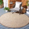 Courtyard CY2726 UV & Stain Resistant Non-Shedding Power Loomed Indoor/Outdoor Rugs - Safavieh - 2 of 3