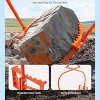 VEVOR 24in Stone Lifting Tongs, 2-Claw Rock Tongs,Heavy Duty Steel Log Tongs,1100LBS Lifting Capacity,Swivel Log Grapple,Serrated Claw Design,Orange - 4 of 4