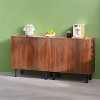 KTMBDW Sideboard Buffet Cabinet - Modern Larger Credenza Kitchen Storage Cabinet with 4 Doors - Accent Buffet Console Table for Dining Room Hallway - 2 of 4