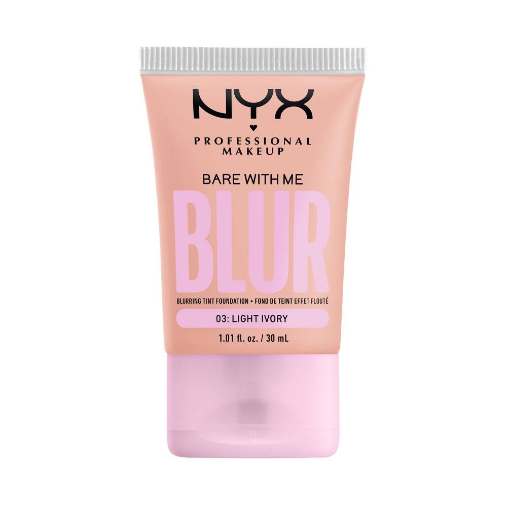 Photos - Other Cosmetics NYX Professional Makeup Bare With Me Blur Tint Soft Matte Foundation - 03 