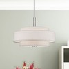 Livex Lighting Monroe 4 - Light Pendant in  Brushed Nickel - 4 of 4