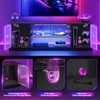 Bestier 57" Gaming Entertainment Center for PS5 with LED TV Stand for up to 65" TVs with Storage Cabinets & Adjustable Shelf - 4 of 4