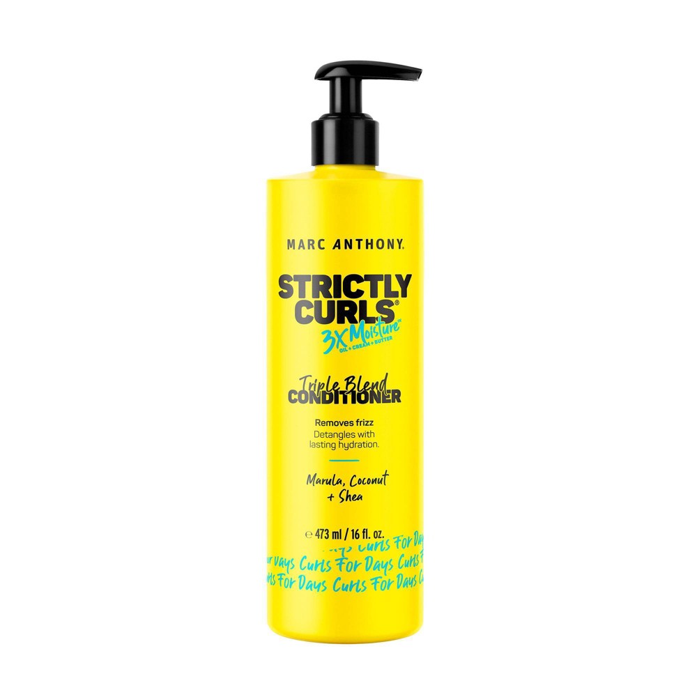 Marc Anthony Strictly Curls 3x Moisture Conditioner for Curly Hair - Shea Butter & Marula Oil - 16 fl oz -  80121949