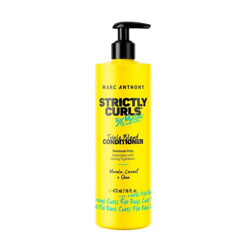 Marc Anthony Strictly Curls 3x Moisture Conditioner for Curly Hair - Shea Butter &#38; Marula Oil - 16 fl oz, 1 of 14