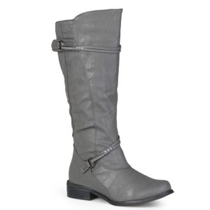 Journee Collection Womens Harley Stacked Heel Riding Boots - 1 of 4