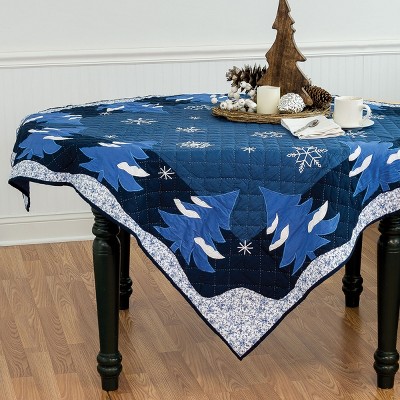 C&F Home Snowflakes Quilted Table Topper