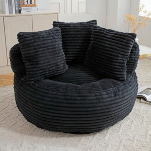 Corduroy Bean Bag Couch Oversized High Back,Bean Bag Sofa Chair with Filler for Living Room Bedroom,Large Bean Bag Chair for Gaming Home-Koiai - 1 of 4