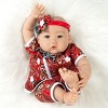 Paradise Galleries Lifelike Reborn Baby Doll Mei, 20 inch Girl in GentleTouch Vinyl & Weighted Body, 4-Piece Set - 2 of 4