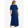 Jessica London Women's Plus Size Square Neck Maxi Dress - 3 of 4