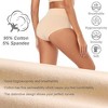 TIME HOLLOW Nude High Waisted Cotton Underwear - 2 of 3