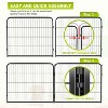 BestMassage Dog Playpen 18/24/32/40Inch Heavy Duty Playpen Pen Dog Fence Dog Kennel with Doors Indoor Outdoor Pet Exercise Pen Puppy Playpen - 4 of 4