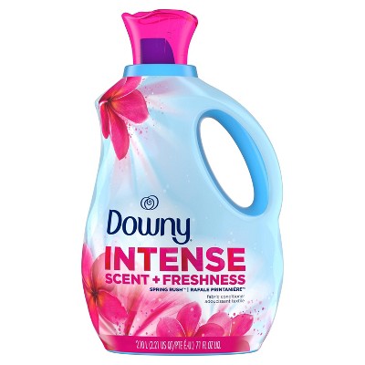 Downy Intense Spring Rush Scent + Freshness Scent-Boosting Liquid Fabric Softener - 71 fl oz