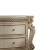 31" Picardy Nightstand Antique Pearl - Acme Furniture: French Provincial Style, 5 Drawers & 2 Doors - 4 of 4