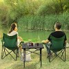Racxily Folding Camping Table, Portable Roll-up Desk with Carbon Steel Square Tube, for Picnic /Beach/Party/BBQ - 2 of 4