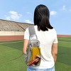 Clear Crossbody Bag, Stadium Approved PVC Crossbody Backpack, Clear Casual Chest Daypack for Hiking, Stadium or Concerts - 3 of 4