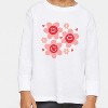 The Juniper Shop Hippy Flower Valentine Toddler Long Sleeve Tee - 2 of 3
