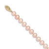 Black Bow Jewelry 6-7mm, Pink FW Cultured Pearl & 14k Yellow Gold Clasp Necklace - 2 of 4