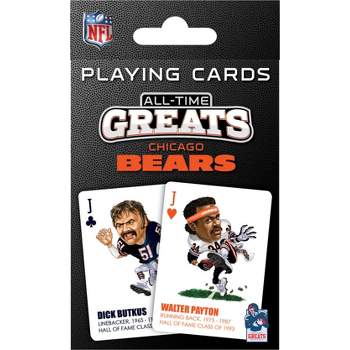 MasterPieces Officially Licensed NFL Chicago Bears All-Time Greats Playing Cards - 54 Card Deck