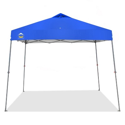 9x9 Pop Up Canopy Tent with Roller Bag – Slant Leg Outdoor Shade for Events & Camping
