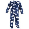 Hudson Baby Infant Boy Plush Sleep and Play, Safari Silhouette - 3 of 4