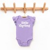 The Juniper Shop Little Darling Flutter Sleeve Bodysuit - 12M - Lavender - 2 of 4