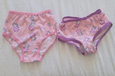 Peppa Pig Cotton Undies 3 Panties Underwear Toddler Girls 2t/3t Bonus  Stickers for sale online