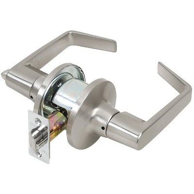 Tell Cortland Satin Chrome Privacy Lockset 2 in.