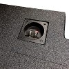 King Boxes AK-G19-10 10-In. Double-Speaker Black Sprayed Enclosure for Chevy® Silverado/GMC® Sierra 2019 through 2022 Crew Cabs - 2 of 4