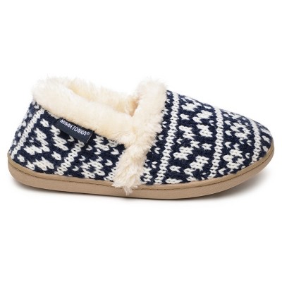 Minnetonka Women's Dina Faux Fur Lined Slippers