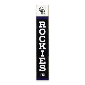 MLB Colorado Rockies Baseball Vertical Wood Sign Panel - 1 of 4